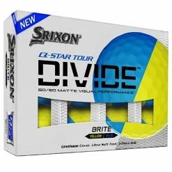 Srixon Q Star Tour Divide Golf Balls - Yellow/Blue