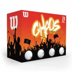 Wilson Chaos Golf Ball - White 24 Pack