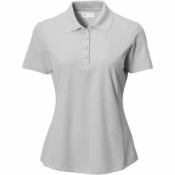 Greg Norman Women's Short Sleeve Protek Micro Pique Polo 33 Greg Norman Women's Short Sleeve Protek Micro Pique Polo -Golf Sales Store Shark Grey 74994.1633463944