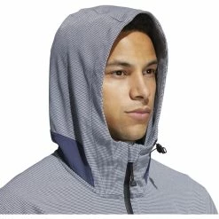 ADIDAS AdiCross Elements Rain Jacket -Golf Sales Store adidas adicross elements rain jacket collegiate navy white 05 25205.1632928850