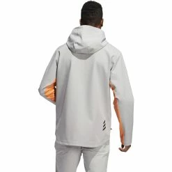 ADIDAS AdiCross Elements Rain Jacket -Golf Sales Store adidas adicross elements rain jacket grey three 02 43958.1632928850
