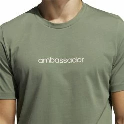 ADIDAS AdiCross Graphic Tee -Golf Sales Store adidas adicross graphic tee natural green 03 31679.1632321210