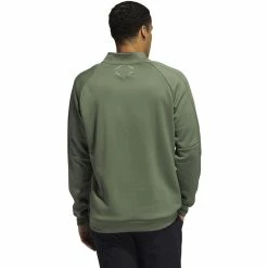 ADIDAS AdiCross Quarter Zip -Golf Sales Store adidas adicross quarter zip natural green 02 63204.1659042526