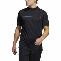 ADIDAS AdiCross Round Neck Polo -Golf Sales Store adidas adicross round neck polo black 01 81850.1632320929