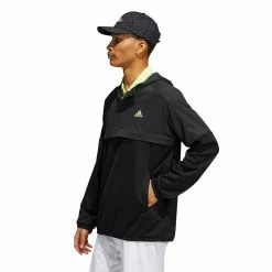 ADIDAS Anorak 1/2 Zip Pullover 31 ADIDAS Anorak 1/2 Zip Pullover -Golf Sales Store adidas anorak 1 2 zip pullover black 02 32390.1676591444