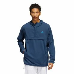 ADIDAS Anorak 1/2 Zip Pullover 38 ADIDAS Anorak 1/2 Zip Pullover -Golf Sales Store adidas anorak 1 2 zip pullover crew navy 01 42727.1676590616