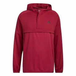 ADIDAS Anorak 1/2 Zip Pullover 52 ADIDAS Anorak 1/2 Zip Pullover -Golf Sales Store adidas anorak 1 2 zip pullover legacy burgundy 03 57636.1676580155
