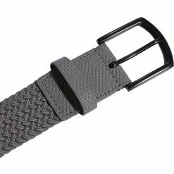 ADIDAS Braided Stretch Belt -Golf Sales Store adidas braided stretch belt grey three 04 79553.1646850623