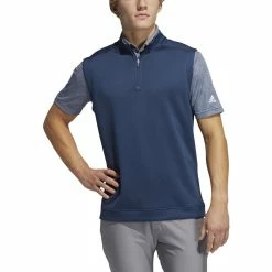 ADIDAS Club 1/4 Zip Vest -Golf Sales Store adidas club 1 4 zip vest crew navy 01 93128.1671650912