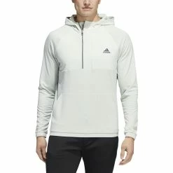 ADIDAS Fleece Anorak 1/4 Zip -Golf Sales Store adidas fleece anorak 1 4 zip linen green 01 58511.1673900400