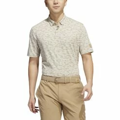 ADIDAS Go-To Camo Print Polo -Golf Sales Store adidas go to camo print polo hemp clear brown 01 05657.1673901133