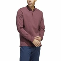ADIDAS Go-To Long Sleeve Henley -Golf Sales Store adidas go to long sleeve henley quiet crimson 01 19188.1673903062