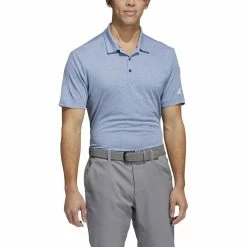 ADIDAS HEAT.RDY Heather Polo -Golf Sales Store adidas heat rdy heather polo crew navy 01 26419.1647960886