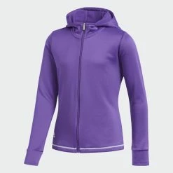 ADIDAS Junior Girls Novelty Hoodie 11 ADIDAS Junior Girls Novelty Hoodie -Golf Sales Store adidas junior girls novelty hoodie active purple 01 91480.1631897470