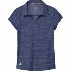 ADIDAS Junior Girls Spacedye Polo