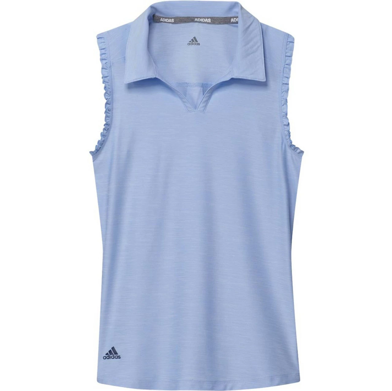 ADIDAS Junior Girls Spacedye Sleeveless Polos 3 ADIDAS Junior Girls Spacedye Sleeveless Polos