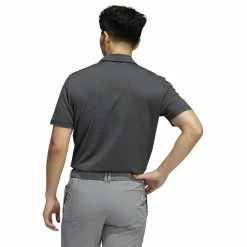 ADIDAS Ottoman Pencil Stripe Polo -Golf Sales Store adidas ottoman pencil stripe polo black grey six 02 41518.1679079623