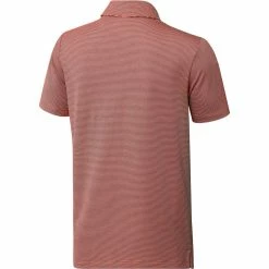 ADIDAS Ottoman Pencil Stripe Polo -Golf Sales Store adidas ottoman pencil stripe polo coral fusion grey six 02 72670.1679079689