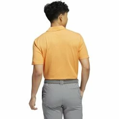 ADIDAS Ottoman Pencil Stripe Polo -Golf Sales Store adidas ottoman pencil stripe polo orange rush pulse amber 02 73317.1679079623
