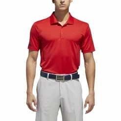 ADIDAS Performance Polo - Prior Generation -Golf Sales Store adidas performance polo collegiate red 01 58491.1632428980