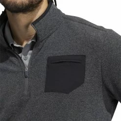 ADIDAS Pocket 1/4 Zip 24 ADIDAS Pocket 1/4 Zip -Golf Sales Store adidas pocket 1 4 zip black 03 24515.1659042846