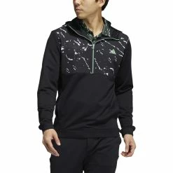 ADIDAS Primeblue COLD.RDY 1/4 Zip -Golf Sales Store adidas primeblue cold rdy 1 4 zip black white 01 31394.1636650667