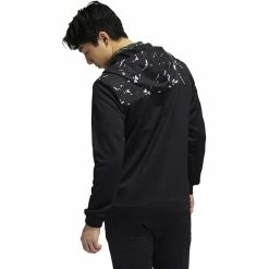 ADIDAS Primeblue COLD.RDY 1/4 Zip -Golf Sales Store adidas primeblue cold rdy 1 4 zip black white 02 42311.1636650667