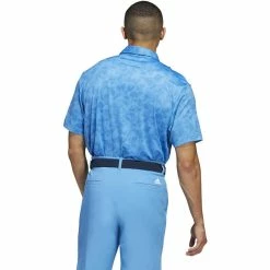 ADIDAS Prisma Print Polo -Golf Sales Store adidas prisma print polo pulse blue super blue 02 50323.1673902311