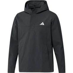 ADIDAS Ripstop 1/4 Zip Pullover Hoodie -Golf Sales Store adidas ripstop 1 4 zip pullover hoodie black 01 49424.1677077879