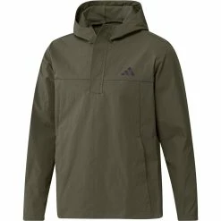 ADIDAS Ripstop 1/4 Zip Pullover Hoodie -Golf Sales Store adidas ripstop 1 4 zip pullover hoodie olive strata 01 52103.1677077880
