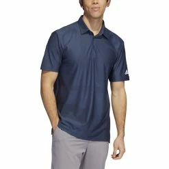 ADIDAS Shapes Jacquard Polo 14 ADIDAS Shapes Jacquard Polo -Golf Sales Store adidas shapes jacquard polo crew navy grey six 01 63005.1676584533
