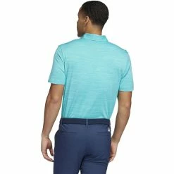 ADIDAS Spacedye Stripe Polo 23 ADIDAS Spacedye Stripe Polo -Golf Sales Store adidas spacedye stripe polo semi mint rush blue rush 02 26168.1647963243