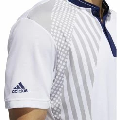 ADIDAS USA Olympics Friday Polo -Golf Sales Store adidas usa olympics friday polo white grey two dark blue 04 82186.1659042797