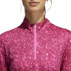 ADIDAS Women's AEROREADY UV50 Printed Long Sleeve 20 ADIDAS Women's AEROREADY UV50 Printed Long Sleeve -Golf Sales Store adidas womens aeroready uv50 printed long sleeve screaming pink wild pink 03 29323.1633102934