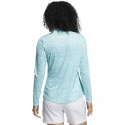 ADIDAS Women's AEROREADY UV50 Printed Long Sleeve 23 ADIDAS Women's AEROREADY UV50 Printed Long Sleeve -Golf Sales Store adidas womens aeroready uv50 printed long sleeve white acid mint 02 92060.1633102934