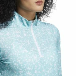ADIDAS Women's AEROREADY UV50 Printed Long Sleeve 25 ADIDAS Women's AEROREADY UV50 Printed Long Sleeve -Golf Sales Store adidas womens aeroready uv50 printed long sleeve white acid mint 04 66088.1633102935