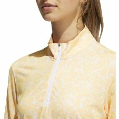 ADIDAS Women's AEROREADY UV50 Printed Long Sleeve 16 ADIDAS Women's AEROREADY UV50 Printed Long Sleeve -Golf Sales Store adidas womens aeroready uv50 printed long sleeve white acid orange 03 57769.1633102934