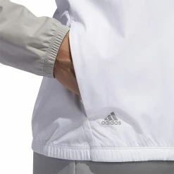 ADIDAS Women's ClimaStorm Jacket -Golf Sales Store adidas womens climastorm jacket white solid grey 04 15701.1633100470