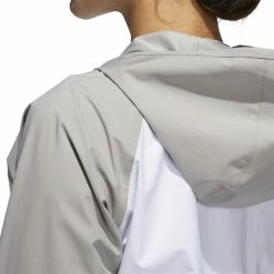 ADIDAS Women's ClimaStorm Jacket -Golf Sales Store adidas womens climastorm jacket white solid grey 05 84376.1633100470