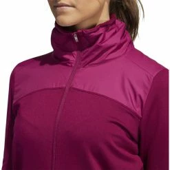 ADIDAS Women's COLD.RDY Full Zip Jacket - Previous Season Style -Golf Sales Store adidas womens cold rdy full zip jacket previous season style power berry 03 67925.1633103697