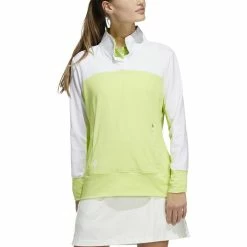 ADIDAS Women's Colorblock Quarter Snap Jacket 12 ADIDAS Women's Colorblock Quarter Snap Jacket -Golf Sales Store adidas womens colorblock quarter snap jacket pulse lime 01 50851.1676589827
