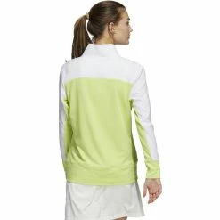 ADIDAS Women's Colorblock Quarter Snap Jacket 13 ADIDAS Women's Colorblock Quarter Snap Jacket -Golf Sales Store adidas womens colorblock quarter snap jacket pulse lime 02 17412.1676584750