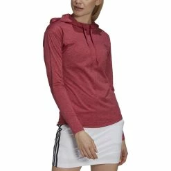 ADIDAS Women's Essentials Heathered Hoodie 18 ADIDAS Women's Essentials Heathered Hoodie -Golf Sales Store adidas womens essentials heathered hoodie wild pink 01 89332.1633103433