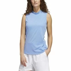 ADIDAS Women's Essentials Sleeveless Polo -Golf Sales Store adidas womens essentials sleeveless polo blue rush white 01 34986.1647971595