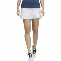 ADIDAS Women's Frill Skort - 16 Inch -Golf Sales Store adidas womens frill skort 16 inch white 01 16179.1678993891