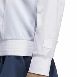 ADIDAS Women's Go-To Knit Woven Pullover -Golf Sales Store adidas womens go to knit woven pullover white 04 49101.1647971840