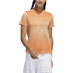 ADIDAS Women's Gradient Polo -Golf Sales Store adidas womens gradient polo amber tint 01 42864.1633380999