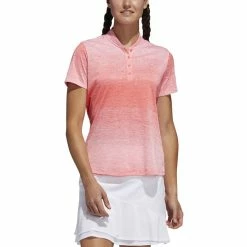ADIDAS Women's Gradient Polo -Golf Sales Store adidas womens gradient polo flash red 01 59807.1633380999