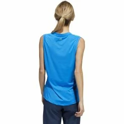 ADIDAS Women's Gradient Sleeveless Polo -Golf Sales Store adidas womens gradient sleeveless polo blue rush 02 78857.1647972220