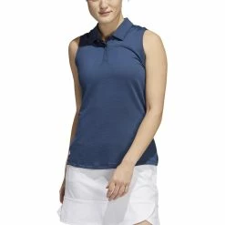 ADIDAS Women's Primeblue Ottoman Stripe Sleeveless Polo 16 ADIDAS Women's Primeblue Ottoman Stripe Sleeveless Polo -Golf Sales Store adidas womens primeblue ottoman stripe sleeveless polo crew navy 01 95813.1647972767